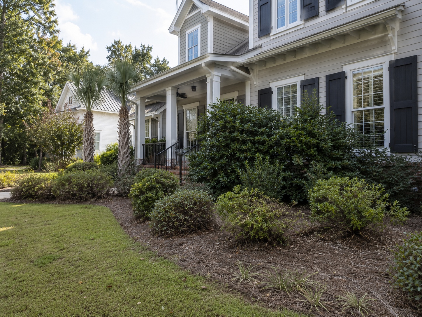 Representative yard before landscaping